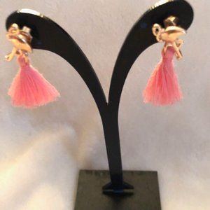 Two in One Flamingo & Hula Girl Earrings